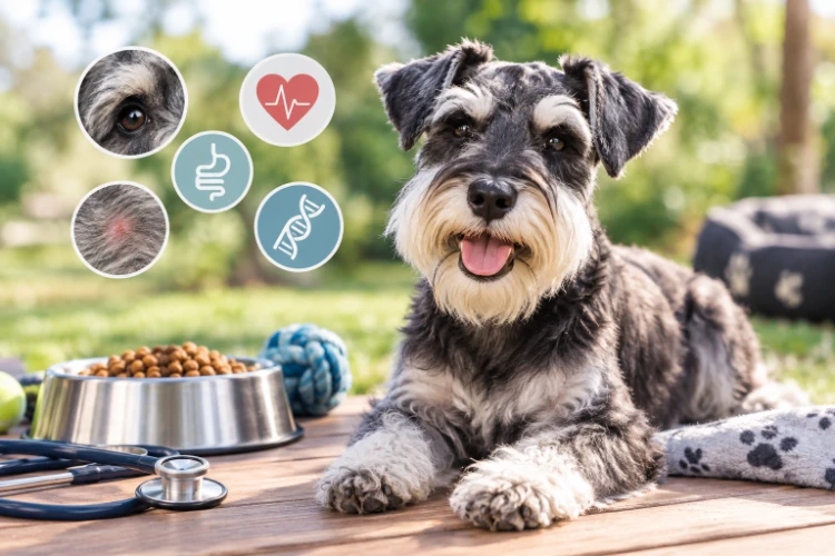 Common Schnauzer Diseases: Signs, Tests & Prevention common schnauzer diseases