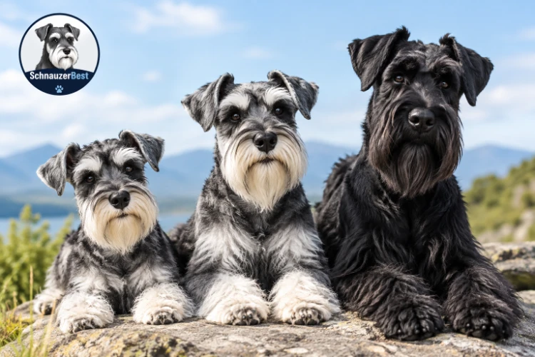 the 3 types of schnauzer